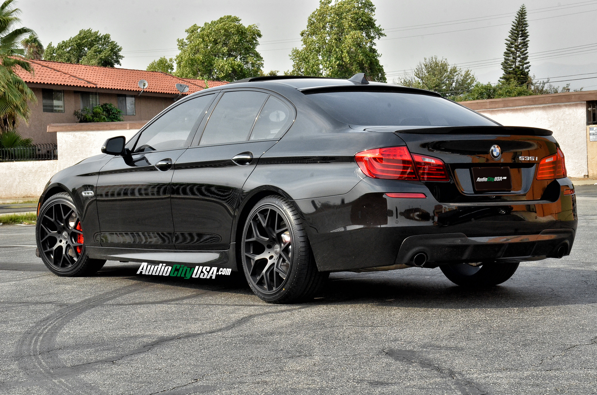 Gianelle Puerto Matte Black on BMW 535